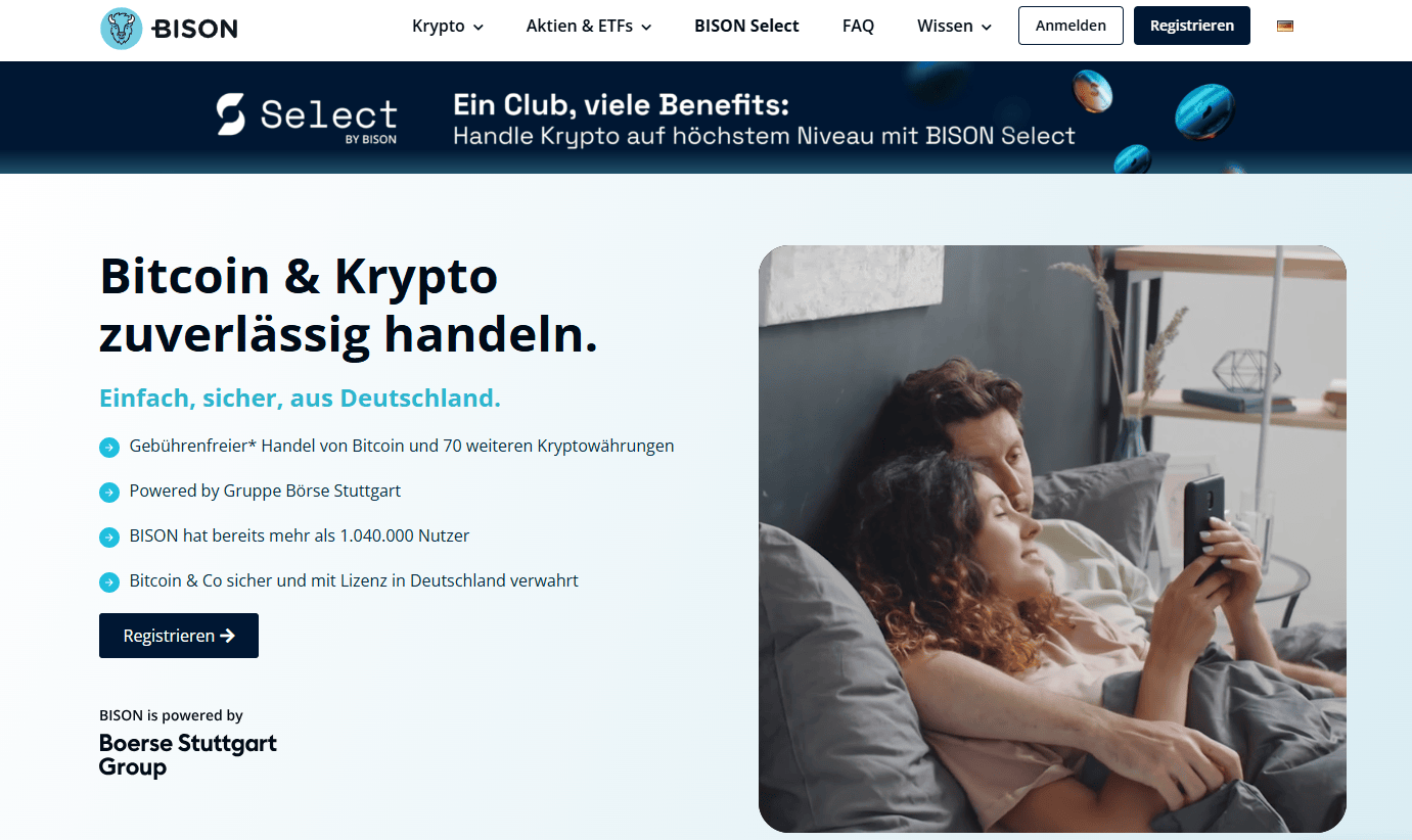 BISON App Übersicht